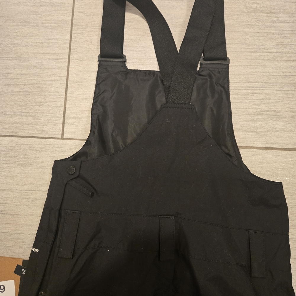 The North Face Black  Snow Bib Adjustable Straps Womems XS NWT Retail $250 - Picture 3 of 5